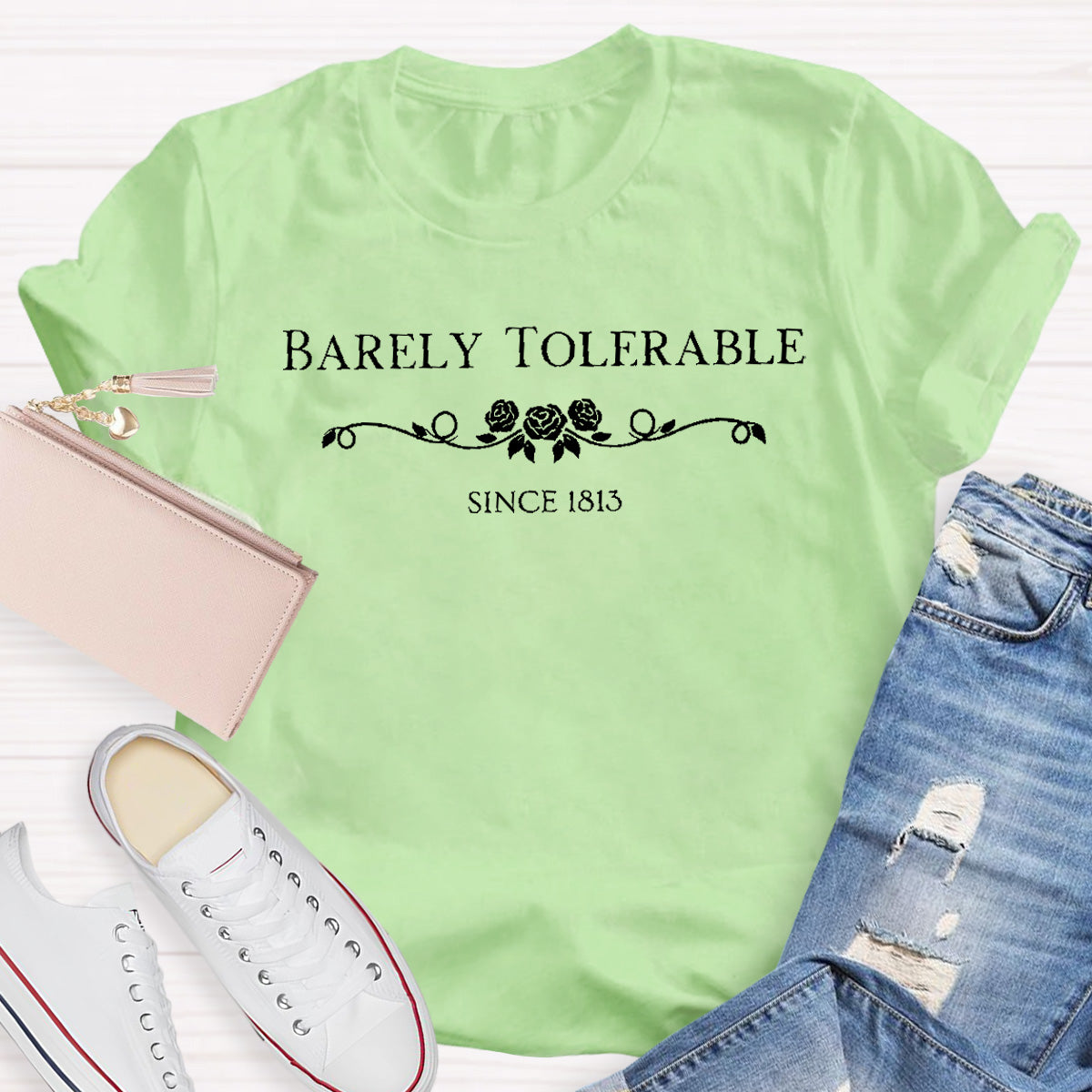 Barely Tolerable Teacher T-Shirt