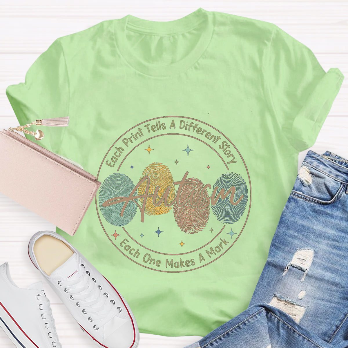 Each One Makes A Mark Teacher T-Shirt