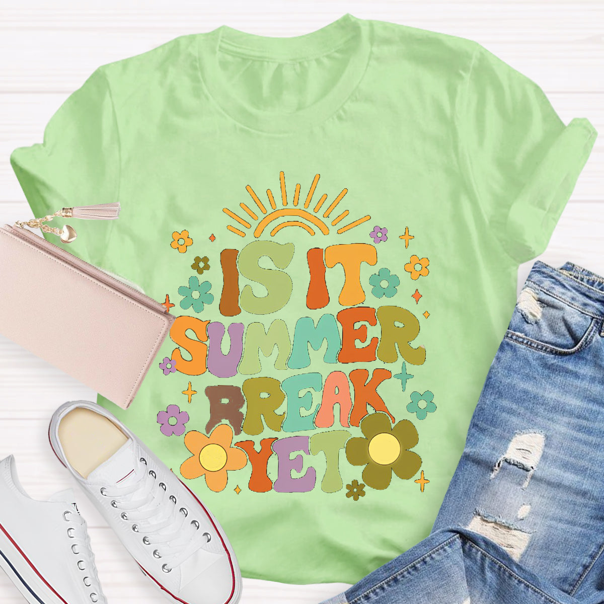 Is It Summer Break Yet Teacher T-Shirt