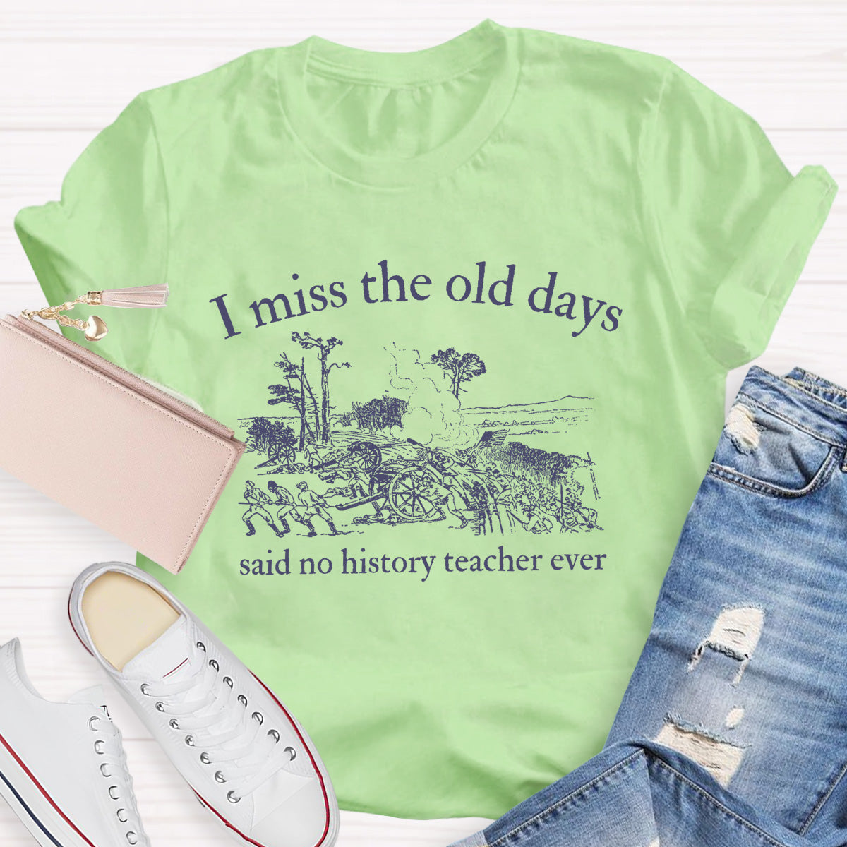 I Miss The Old Days Teacher T-Shirt