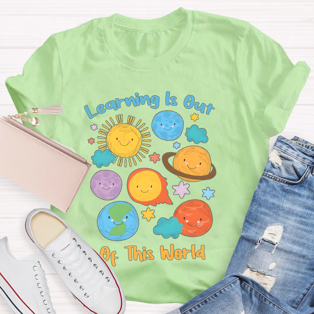 Learning Is Out Of This World Teacher T-Shirt