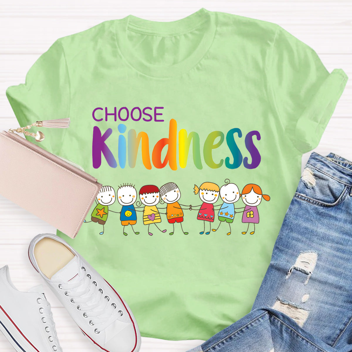 Choose Kindness Pretty Kids T-Shirt