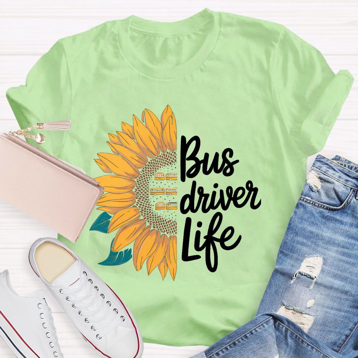 Bus Driver Life Teacher T-Shirt