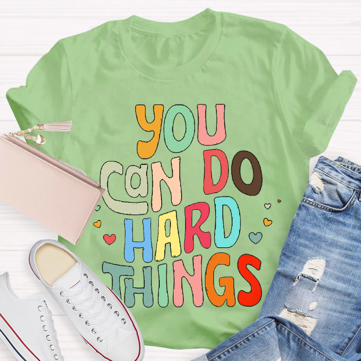 You Can Do Hard Things Teacher T-Shirt