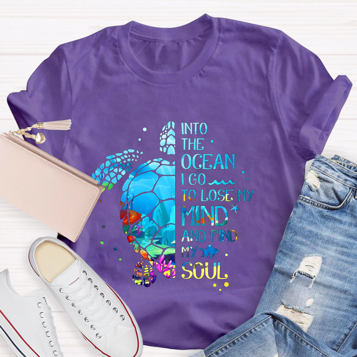 Into The Ocean I Go To Lose My Mind And Find My Soul T-Shirt