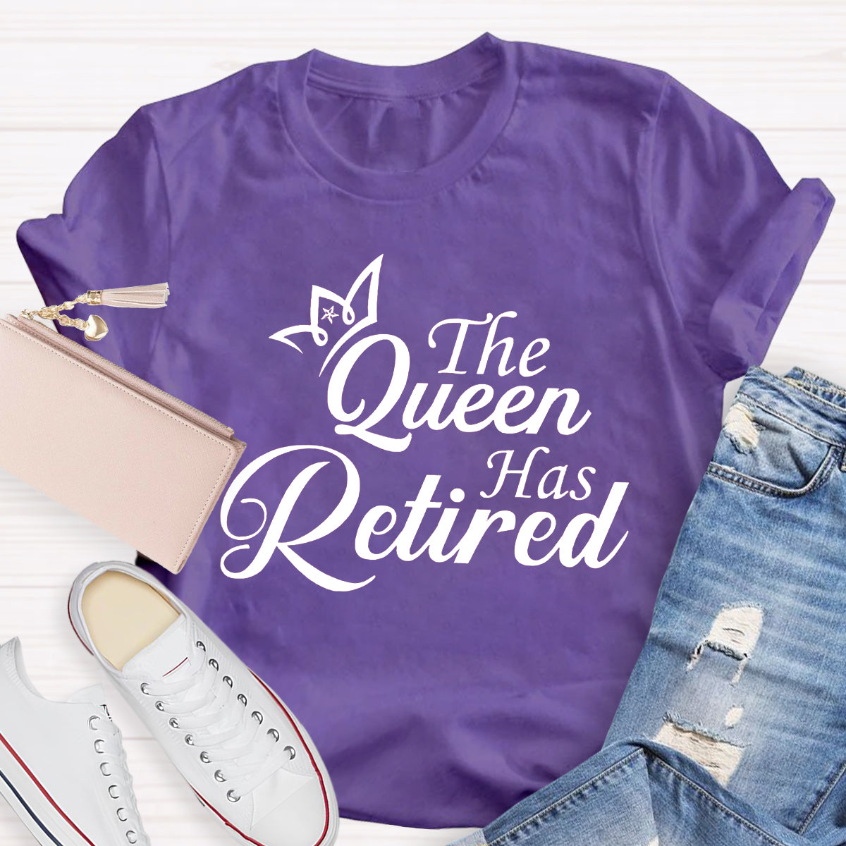 The Queen Has Retired Teacher T-Shirt