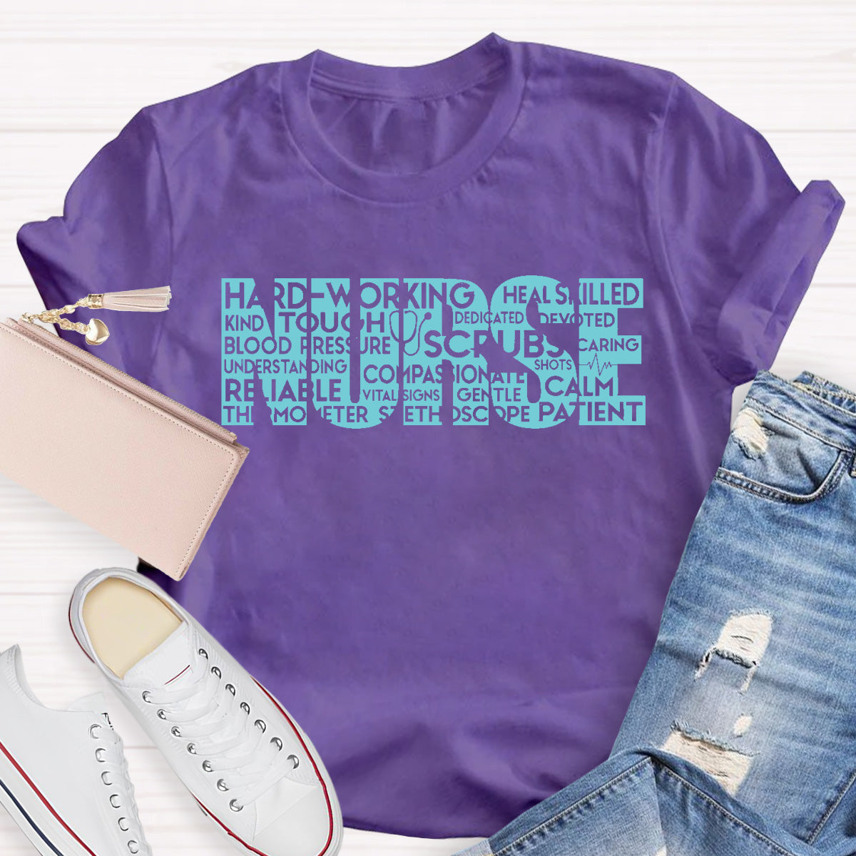School Nurse Hard Working Patient T-Shirt