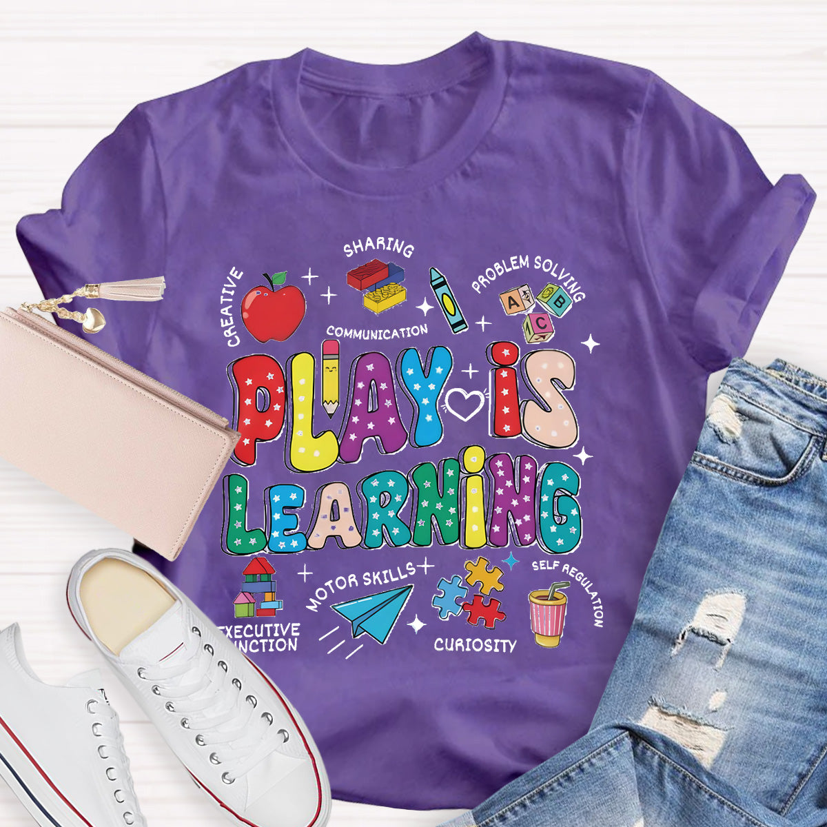 Play Is Learning Teacher T-Shirt