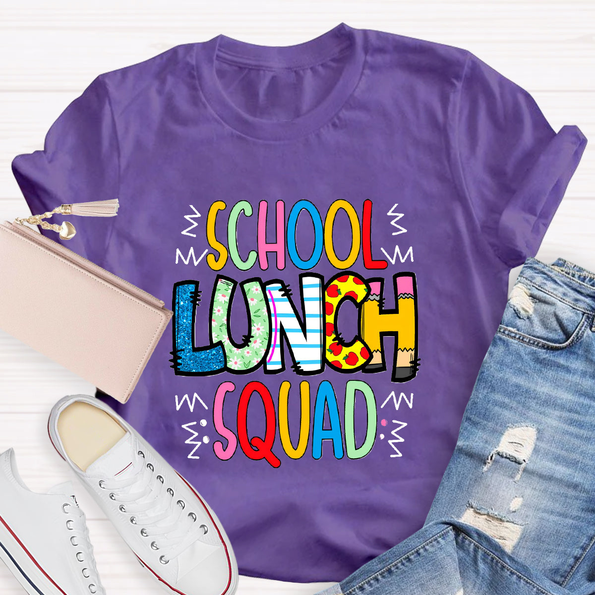 School Lunch Squad Lunch Lady T-Shirt