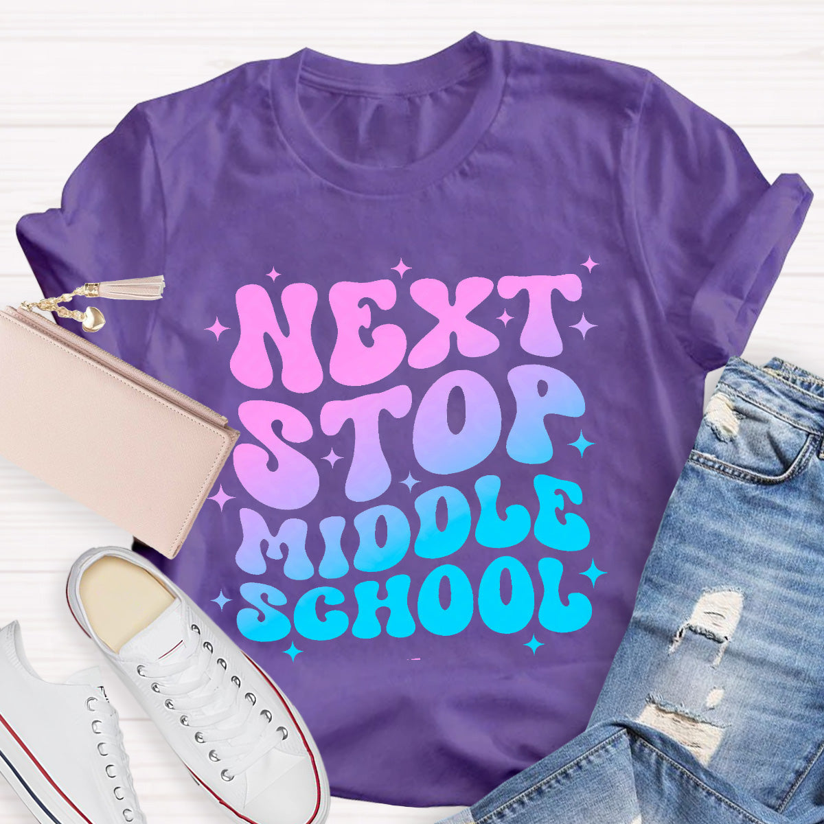 Next Stop Middle School Teacher T-Shirt