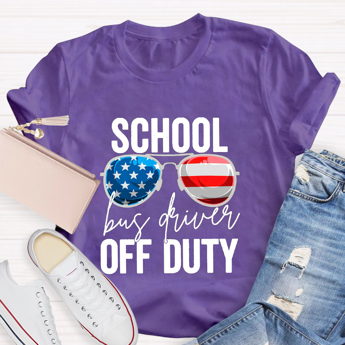 School Bus Driver Off Duty T-Shirt