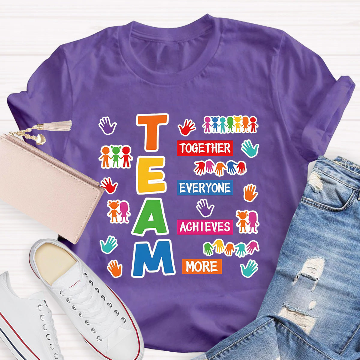 Team Together Everyone Achieves More Teacher T-Shirt