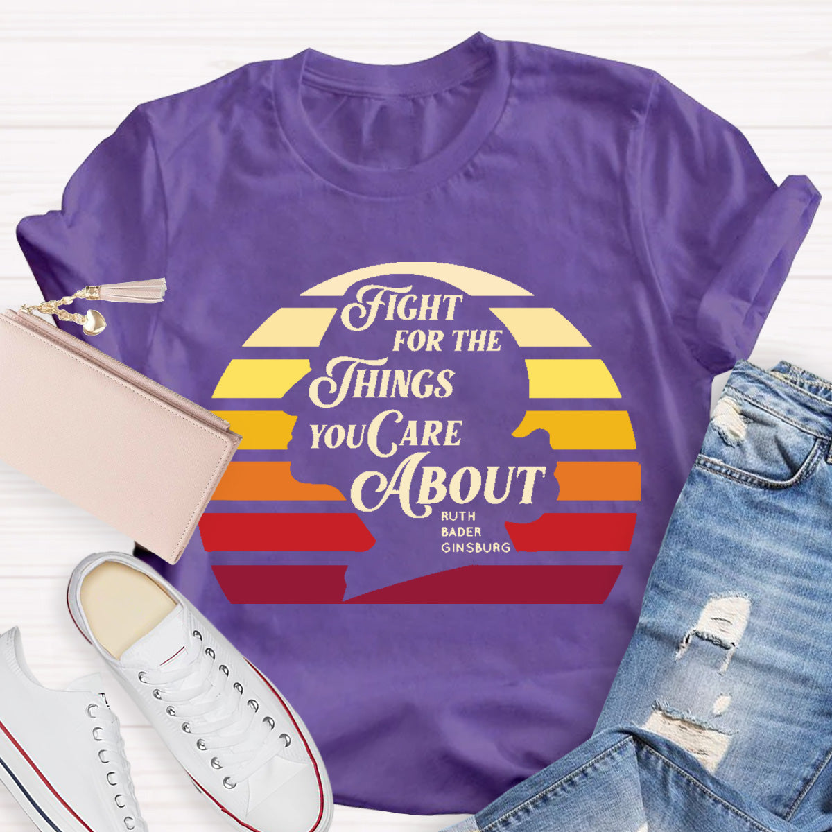 Fright for The Things You Care About Teacher T-Shirt