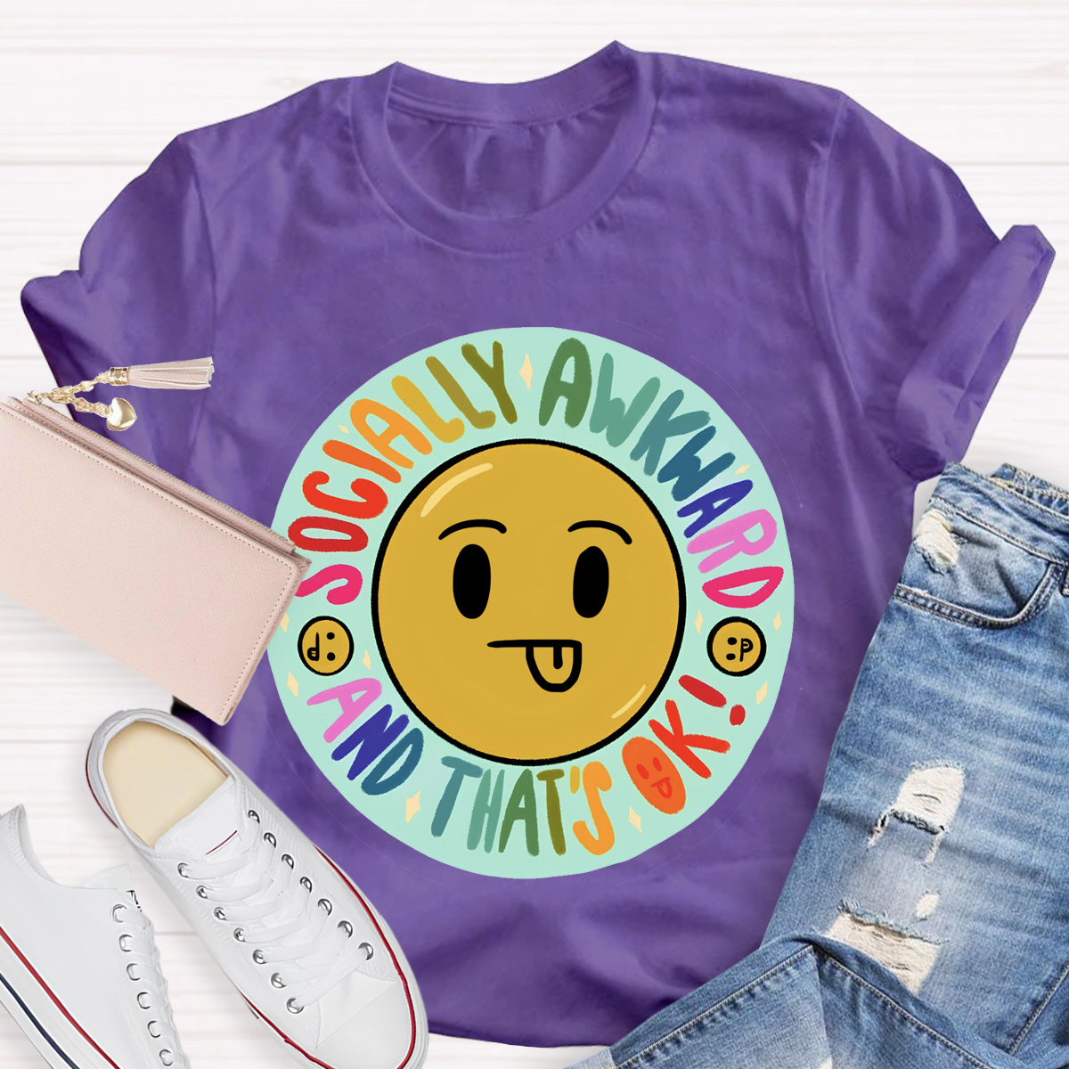 Smail That‘s Ok Teacher T-Shirt