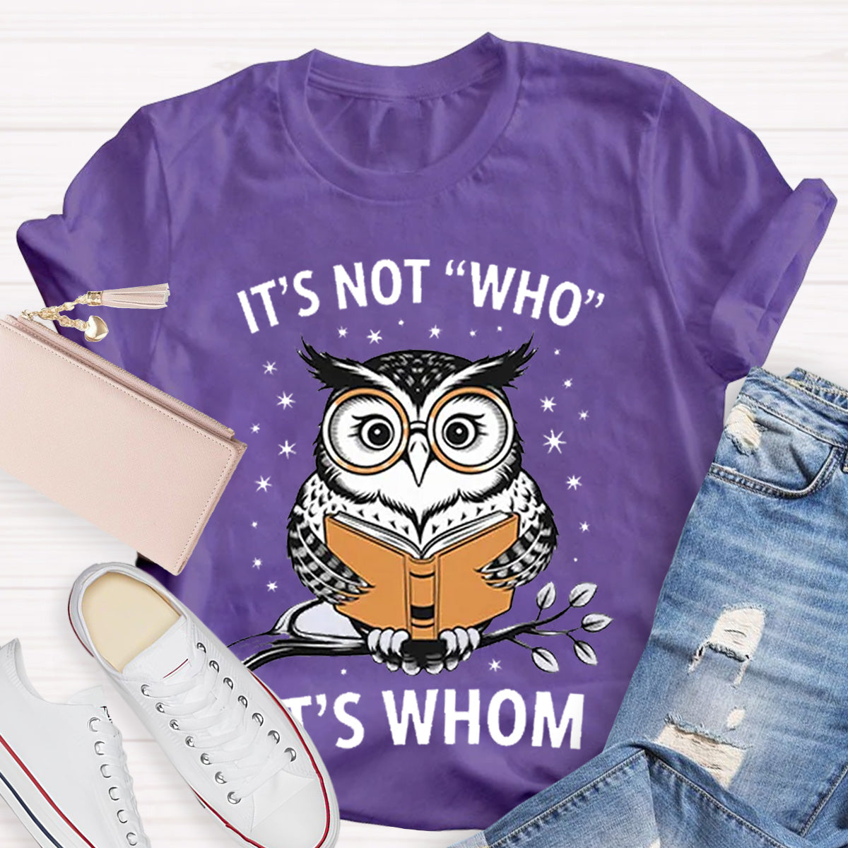 It's Not Who It's Whom Teacher T-Shirt