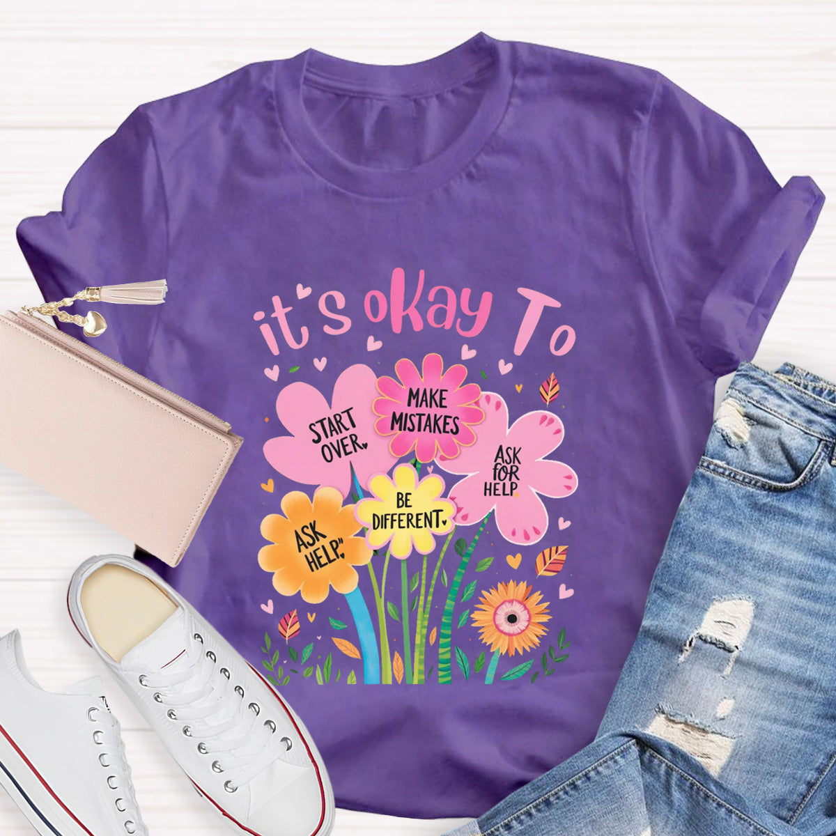 It's Okay To Be Different Teacher T-Shirt