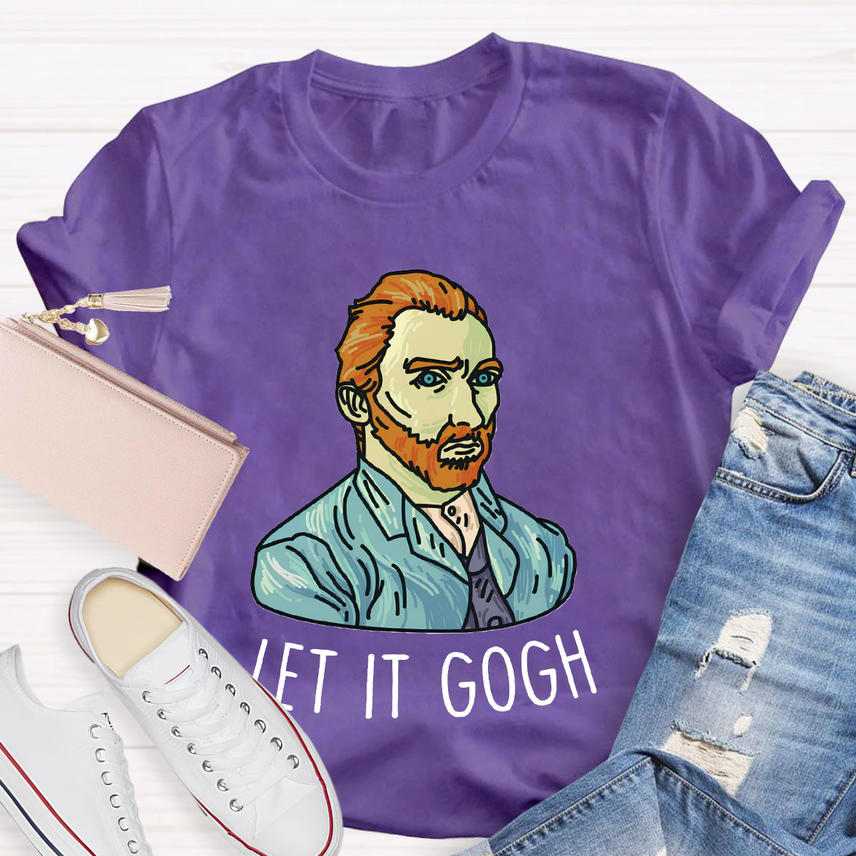 Let It Go Art Teacher T-Shirt
