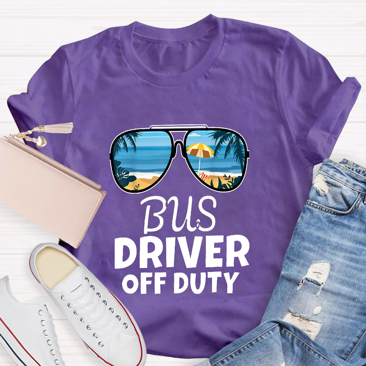 School Bus Driver Off Duty T-Shirt