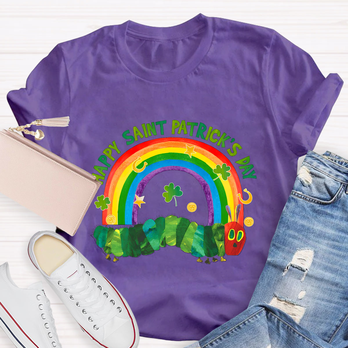 Happy St. Patrick's Day Caterpillar T-Shirt