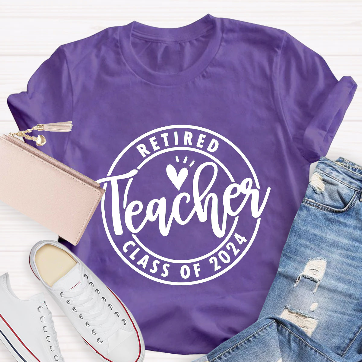 Personalized Retired Time Teacher T-Shirt
