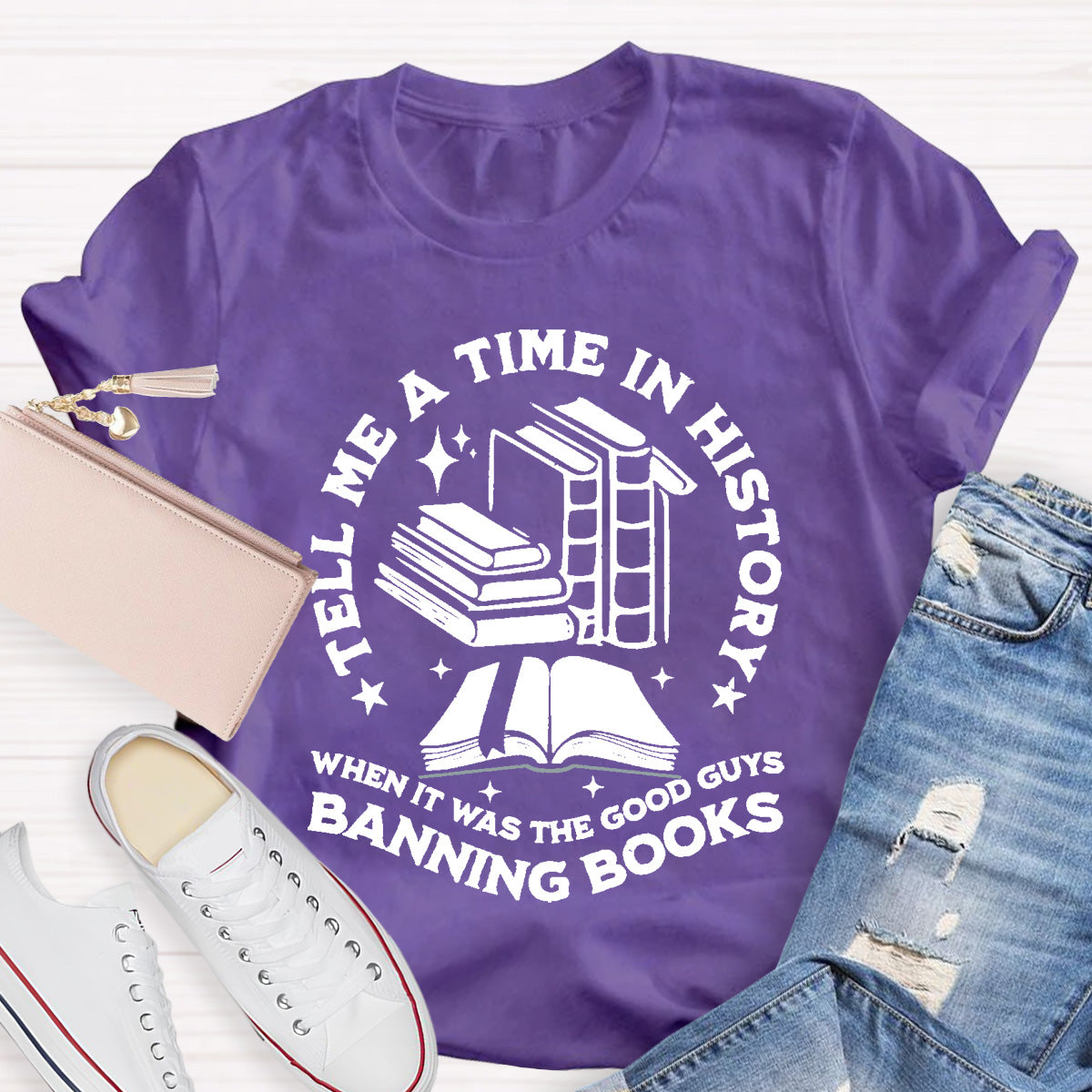 Tell Me A Time In History Teacher T-Shirt