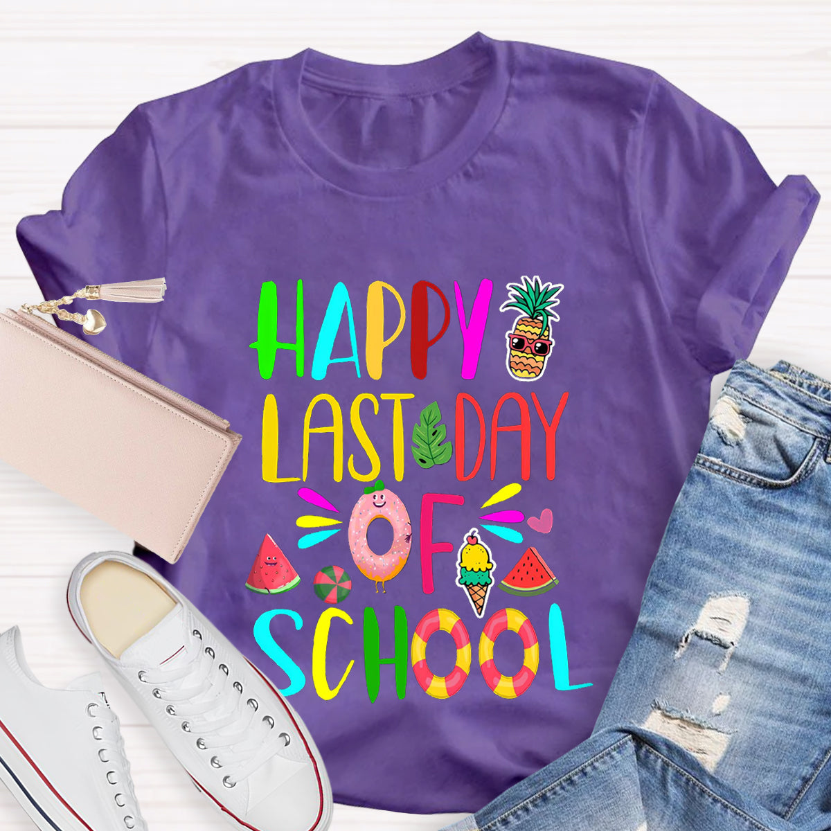 Happy Last Day Of School Summer Atmosphere T-Shirt