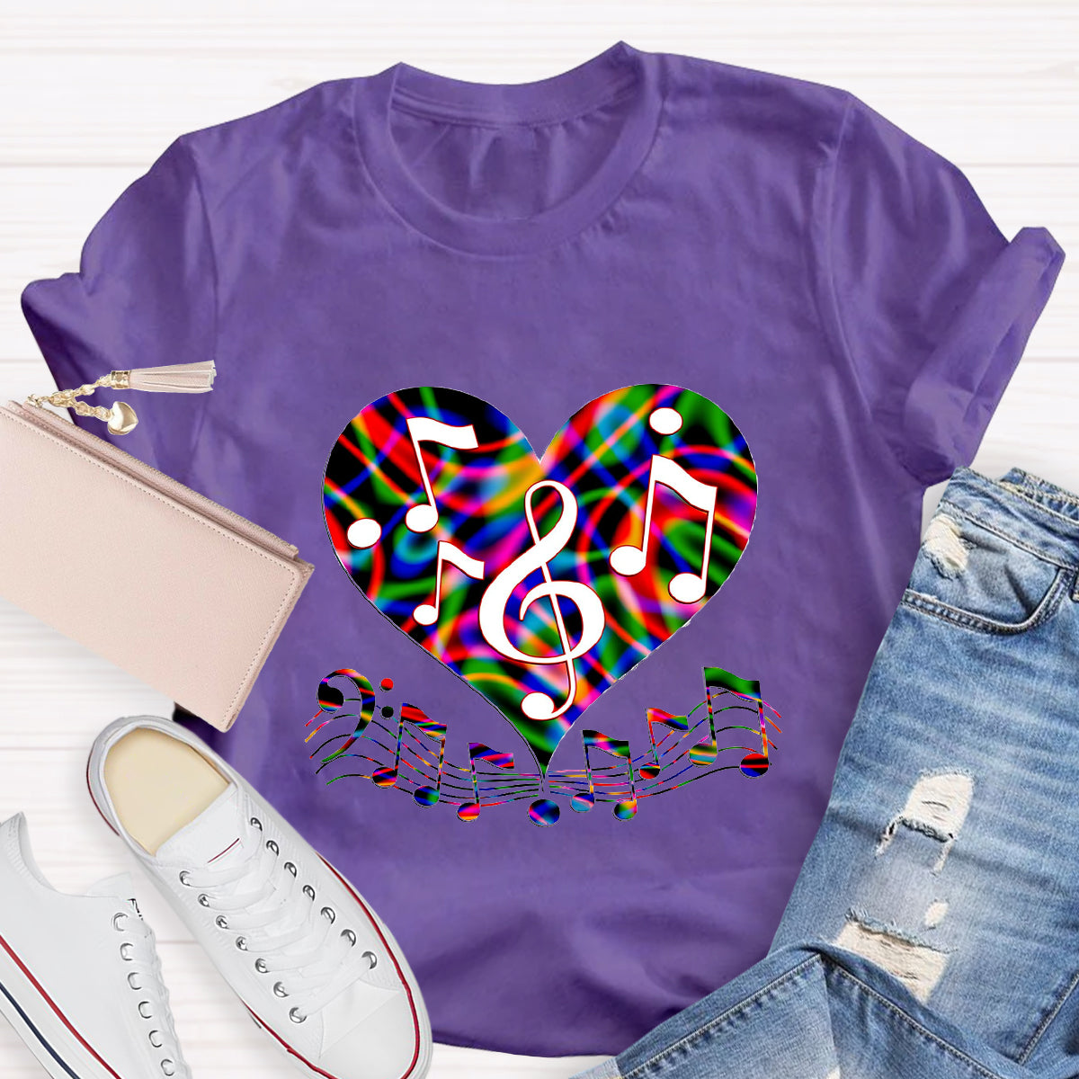 Music Makes My Heart Happy T-Shirt