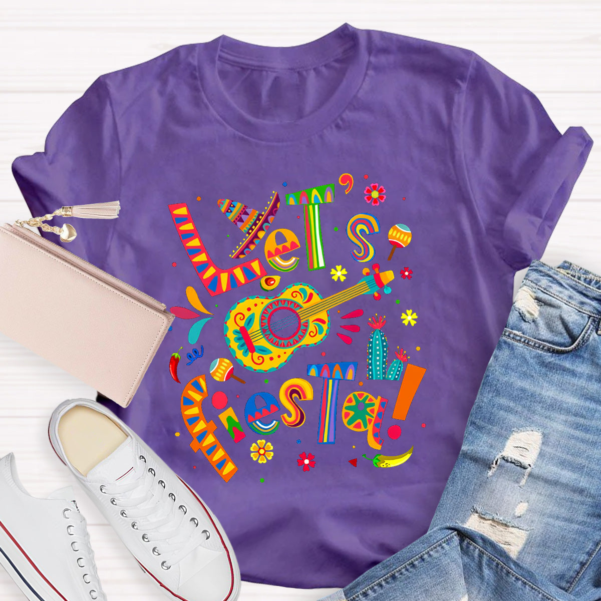 Let's Fiesta Teacher T-Shirt