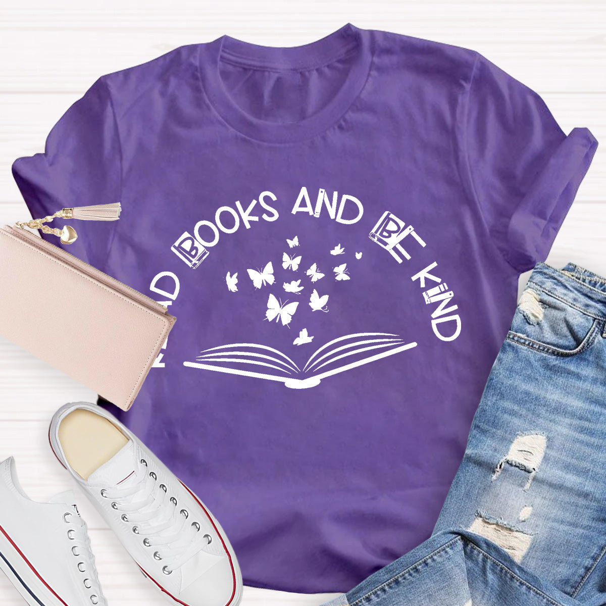 Read Books And Be Kind Teacher T-Shirt