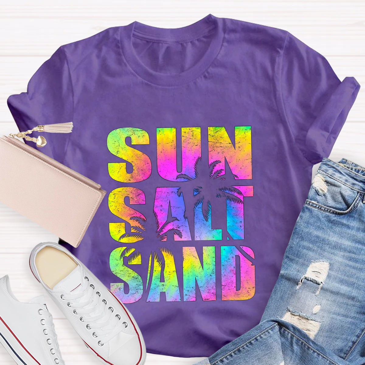 Sun Salt Sand Beach Summer T-Shirt