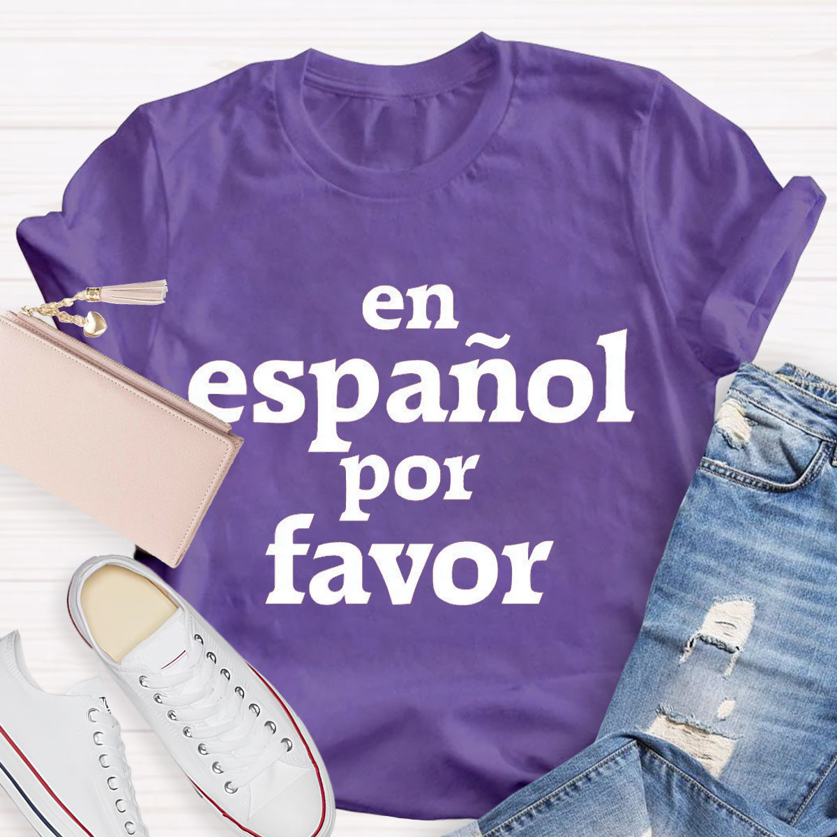 En Espanol Por Favor Spanish Teacher T-Shirt