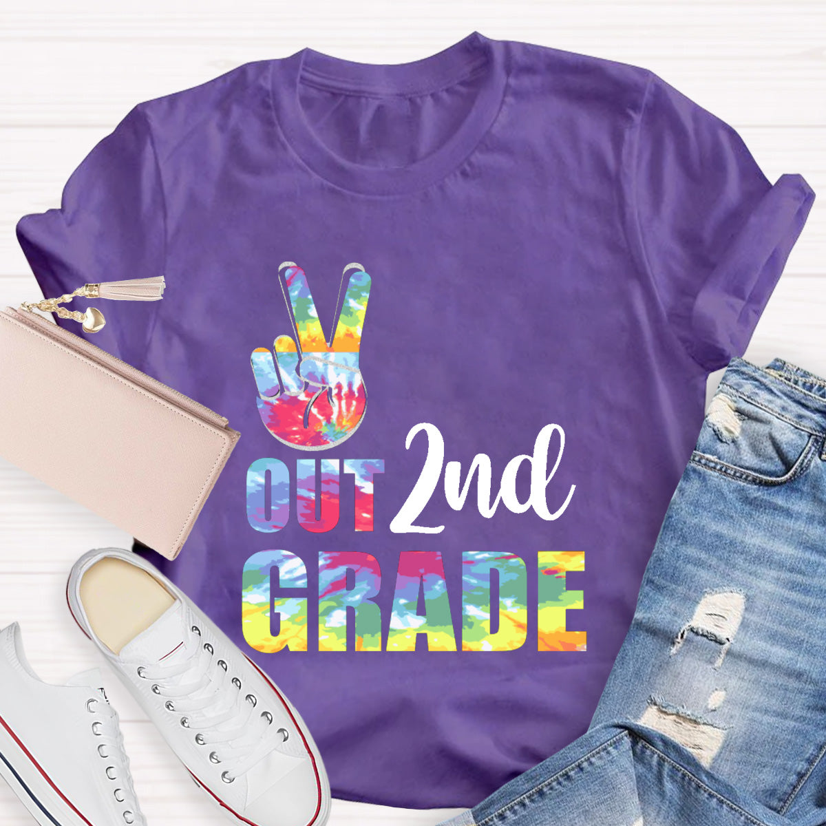 Personalized Grade Out 2nd Grade Teacher T-Shirt