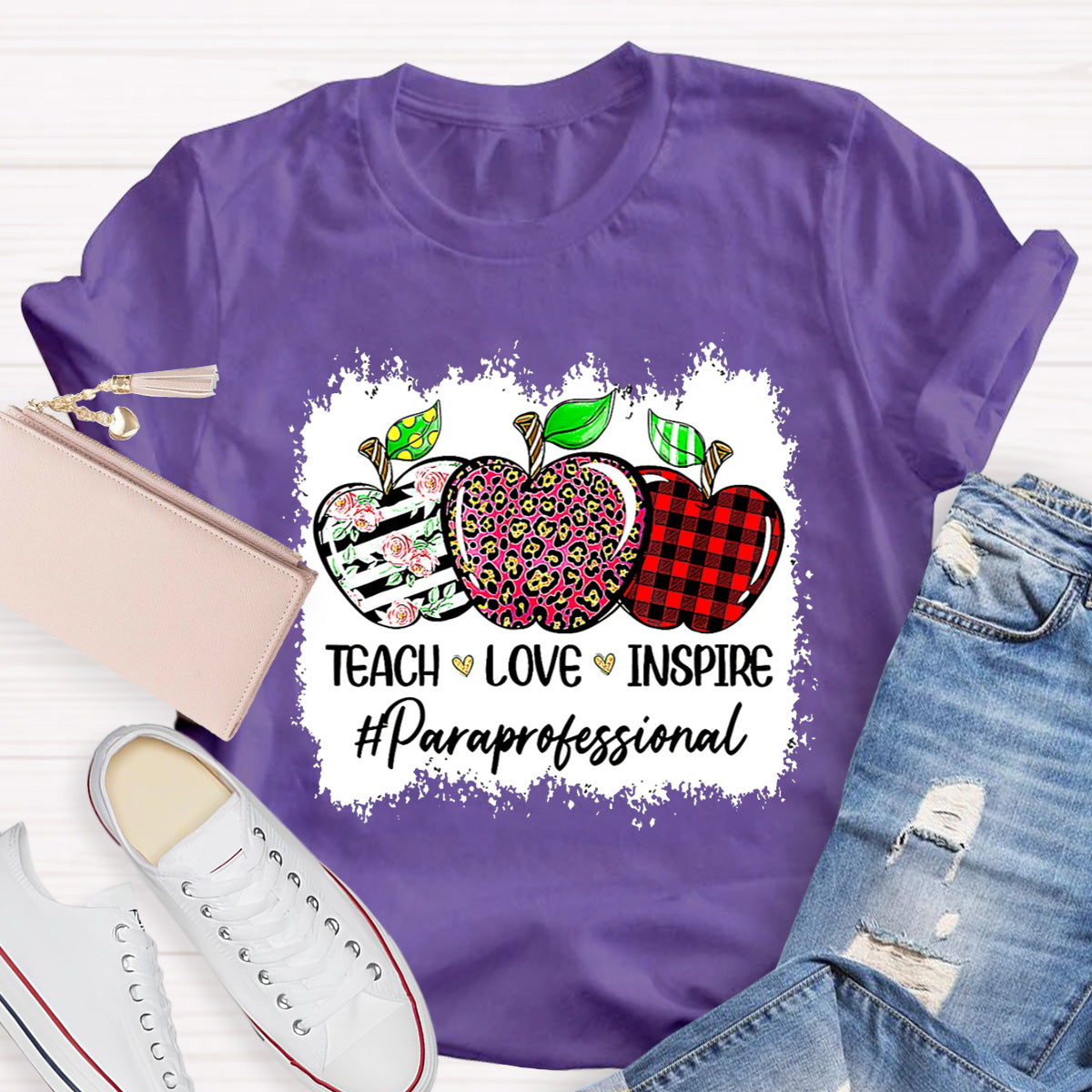 Each Love Inspire Paraprolessional Teacher T-Shirt