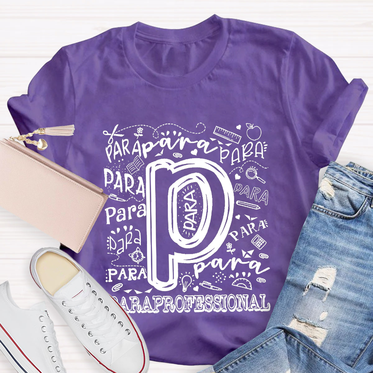 Para Professional Letter Pencil T-Shirt