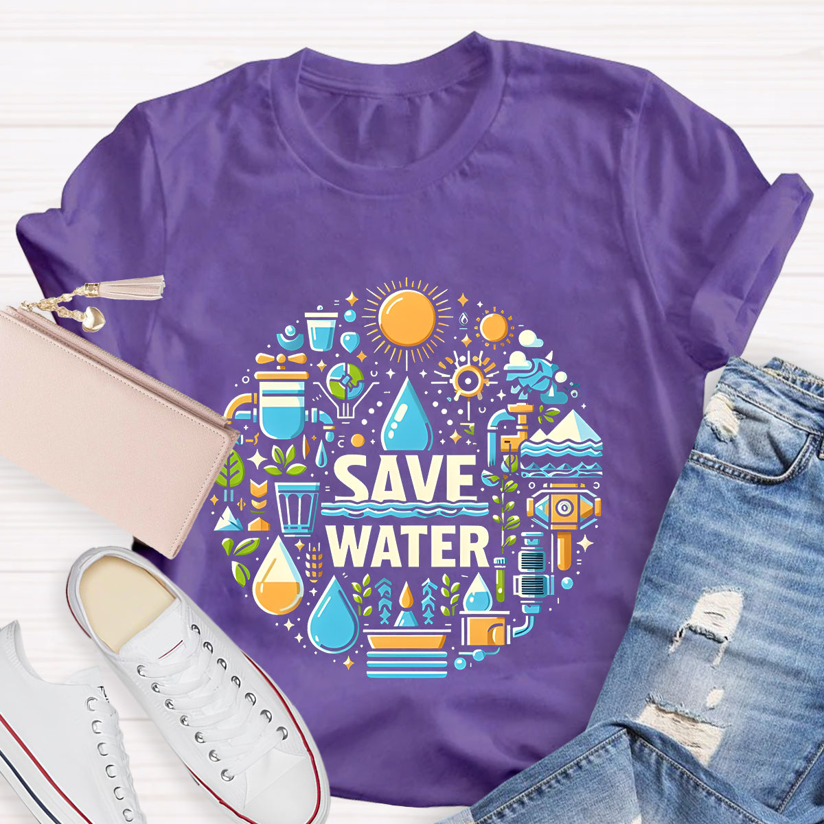 Save Water Teacher T-Shirt