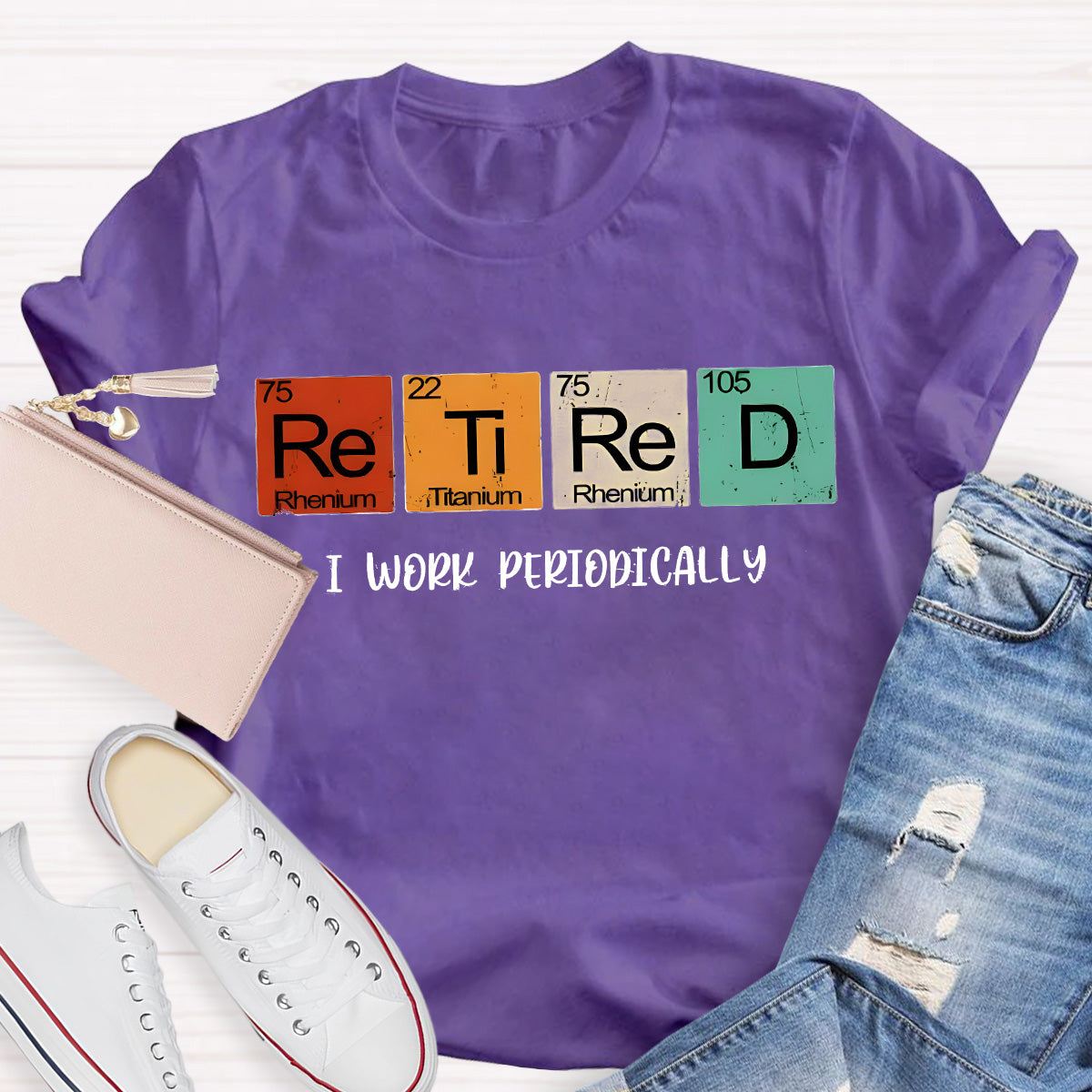 Retired I Work Periodically Teacher T-Shirt