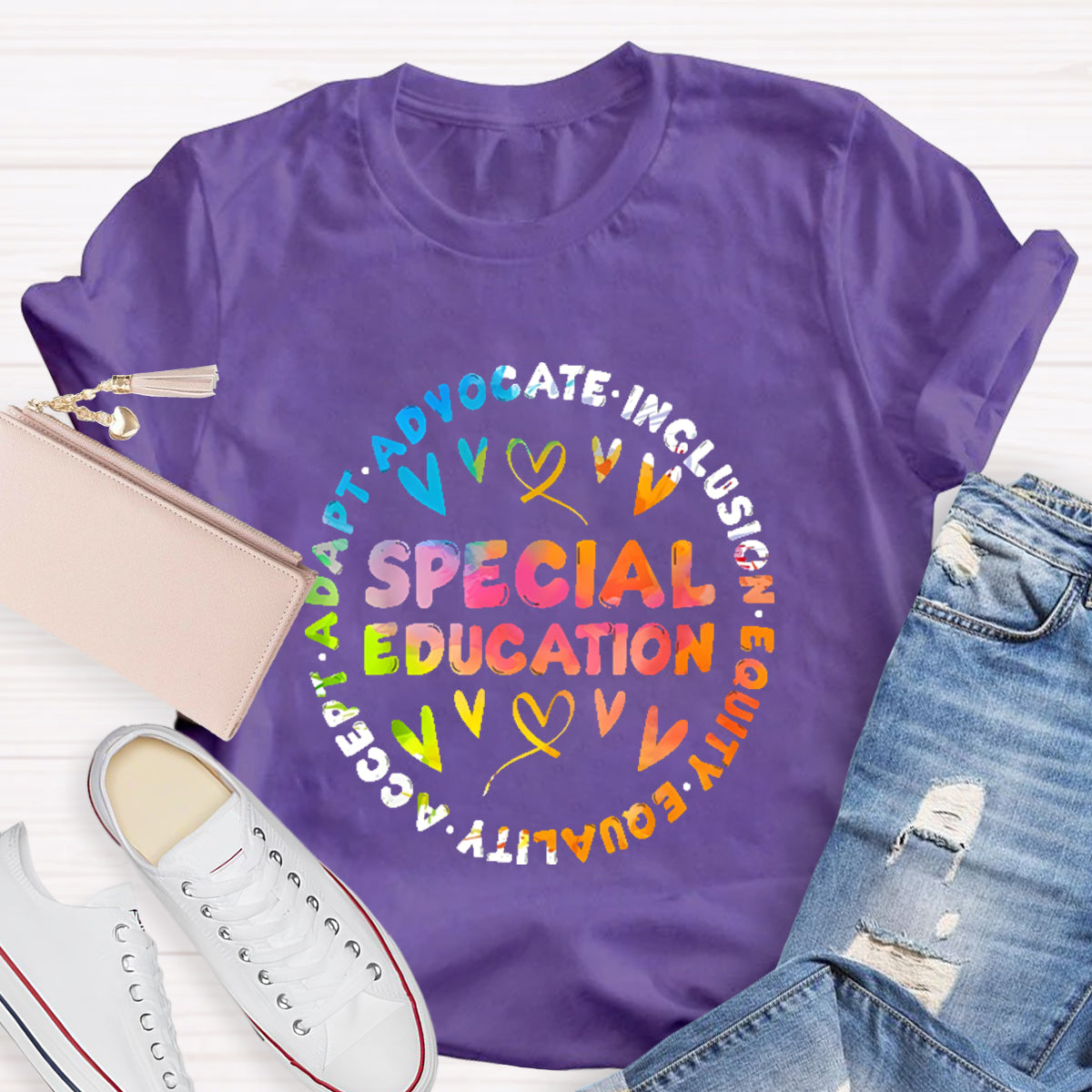 Special Education Teacher Adapt Advocate T-Shirt