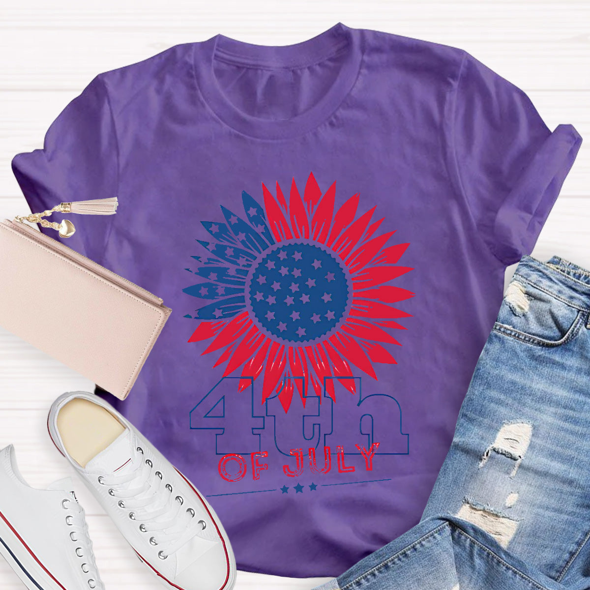 4Th Of July Teacher T-Shirt