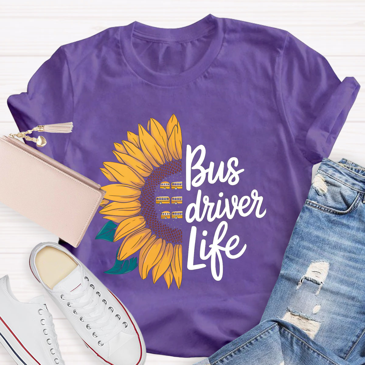Bus Driver Life Teacher T-Shirt