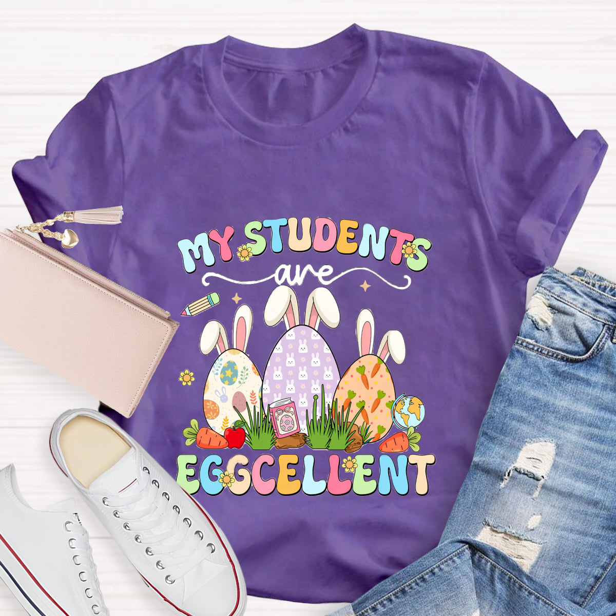My Students Are Eggcellent Teacher T-Shirt