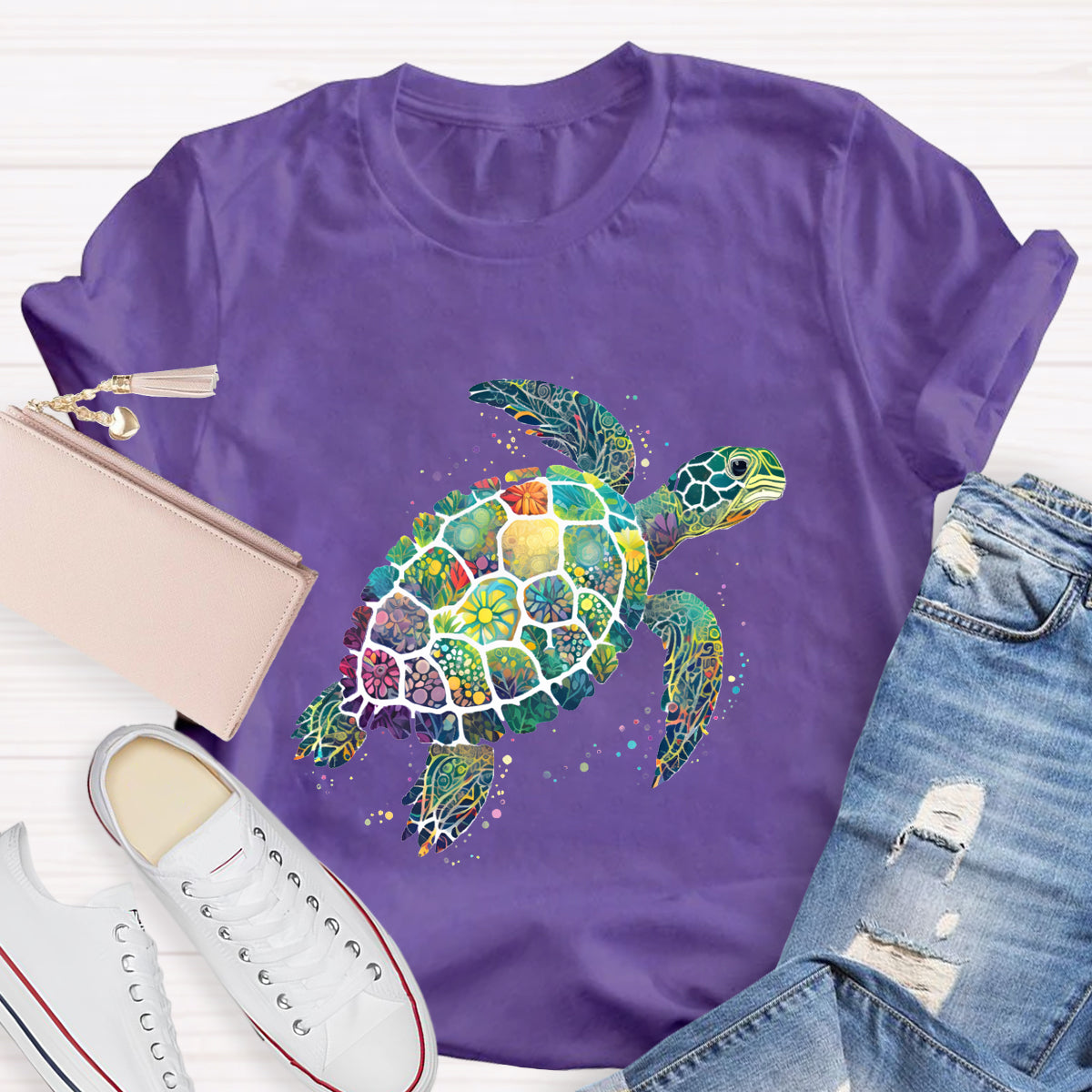 Ocean Inspired Turtle T-Shirt