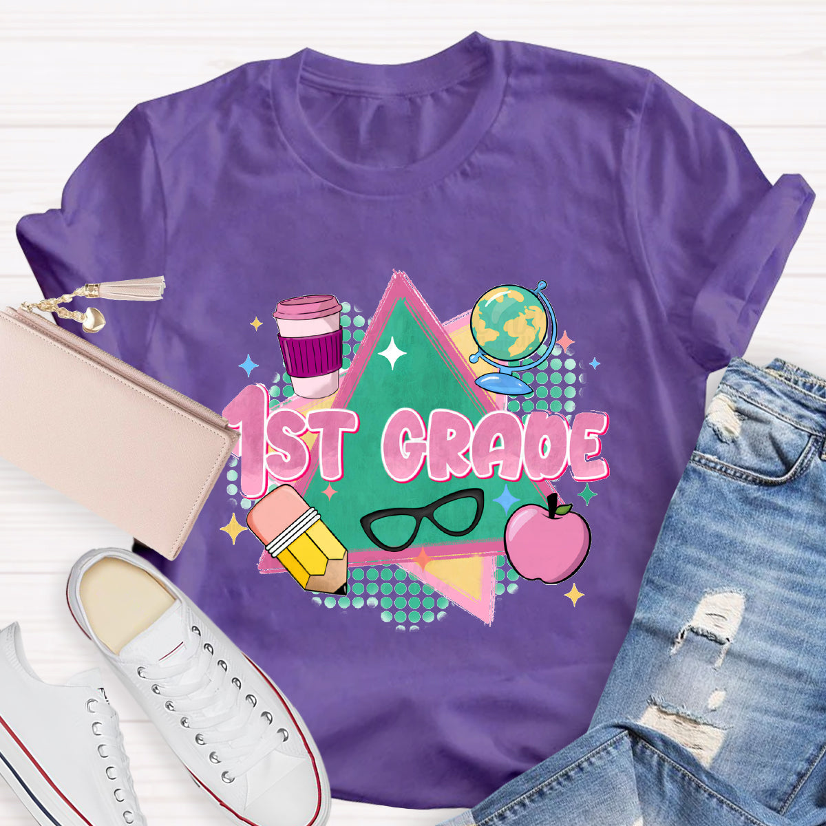 Personalized Grade Teacher's tools Back To School T-Shirt