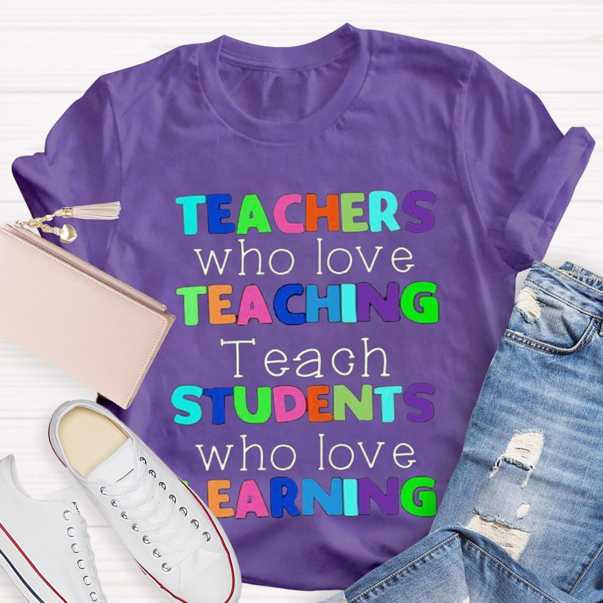 Who Love Teaching English Teacher T-Shirt