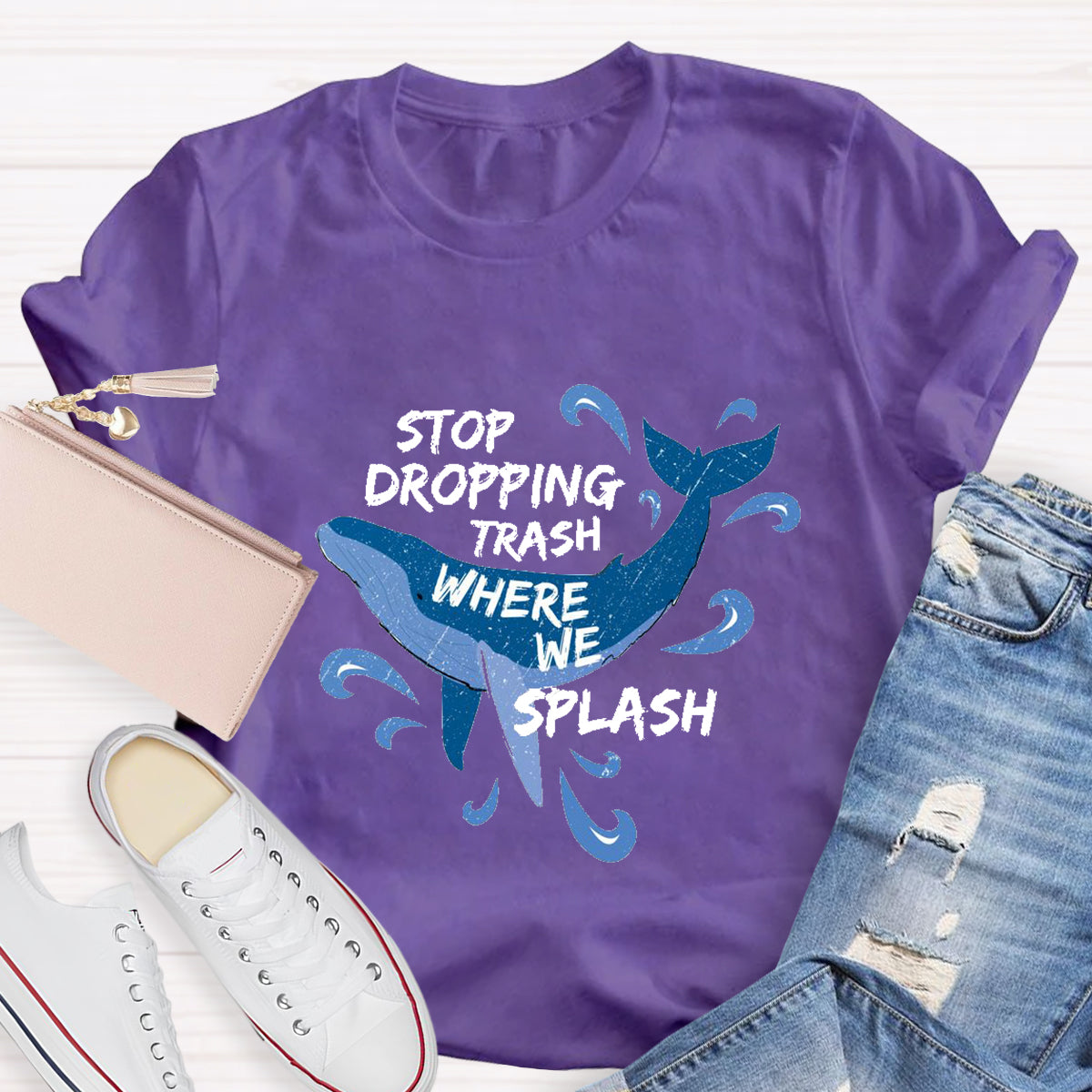 Stop Dropping Trash Into The Splash T-Shirt