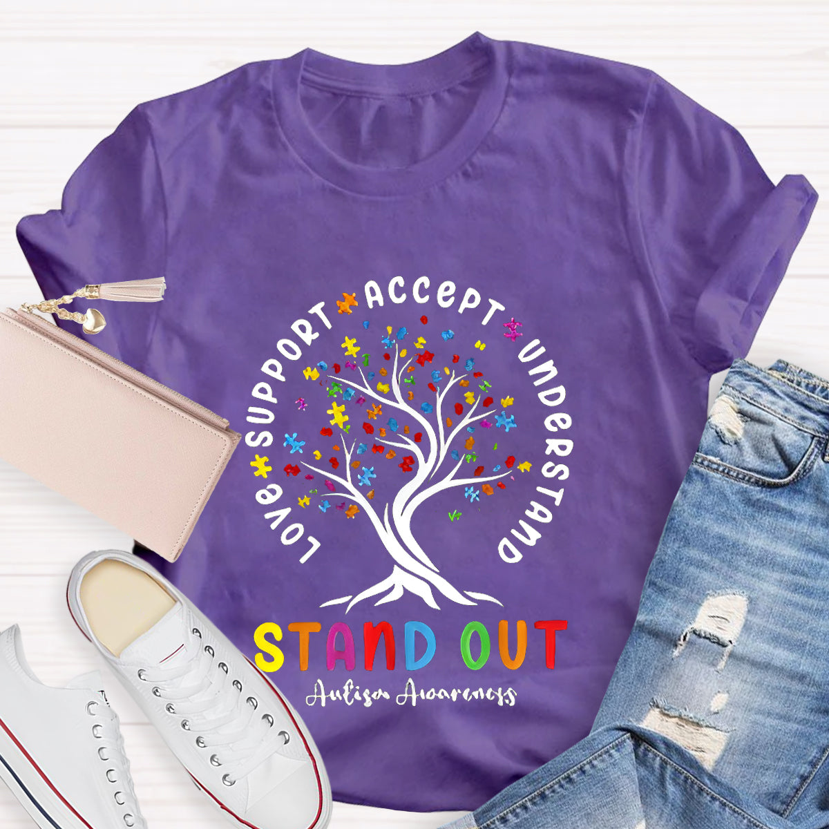 Love And Support Teacher T-Shirt