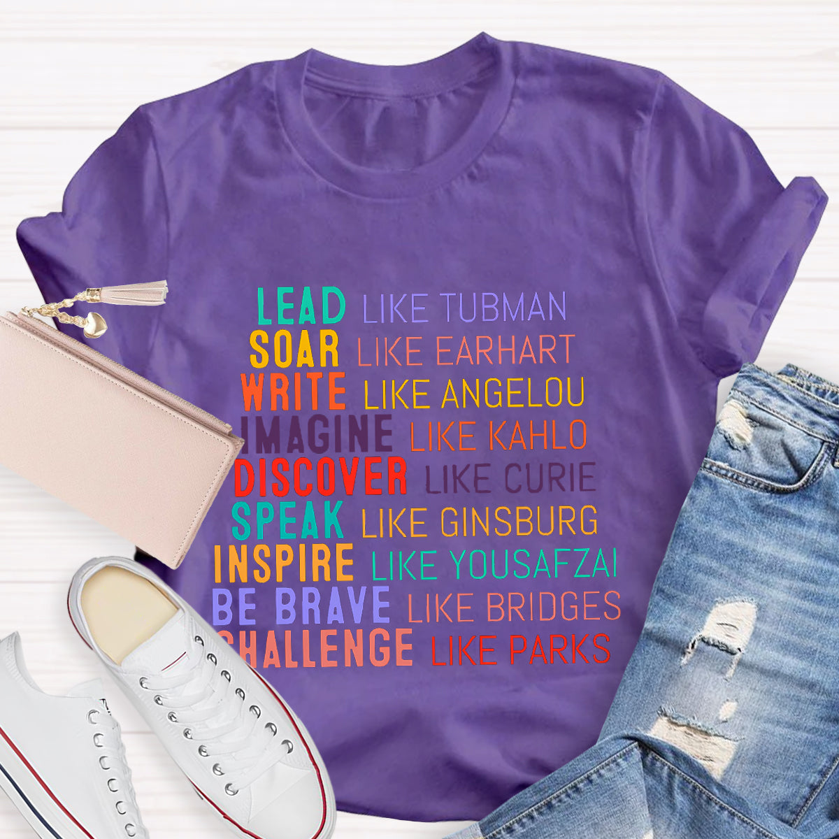 Lead Like Tubman Empowered Women T-Shirt