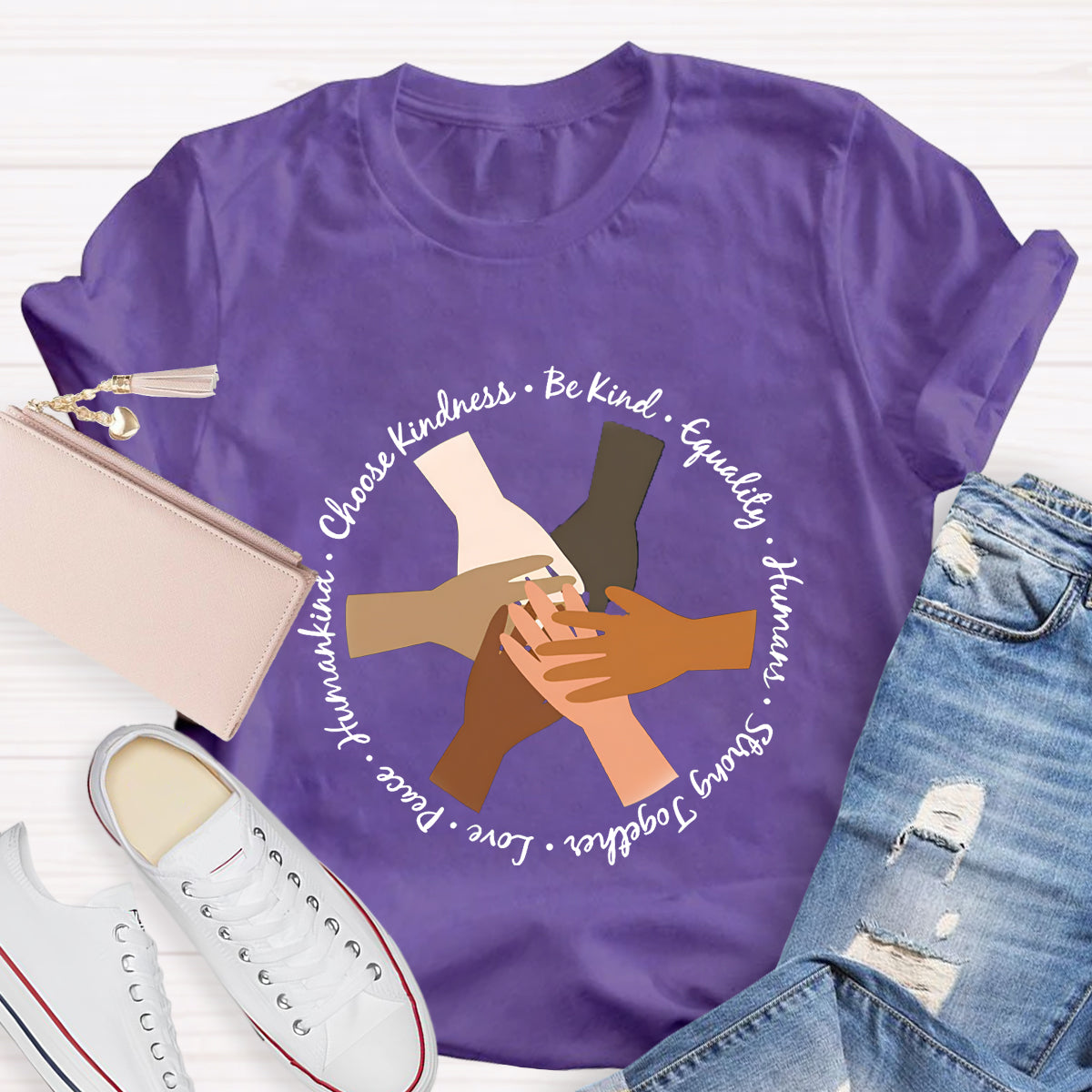 Be Kind Choose Kindness Teacher T-Shirt