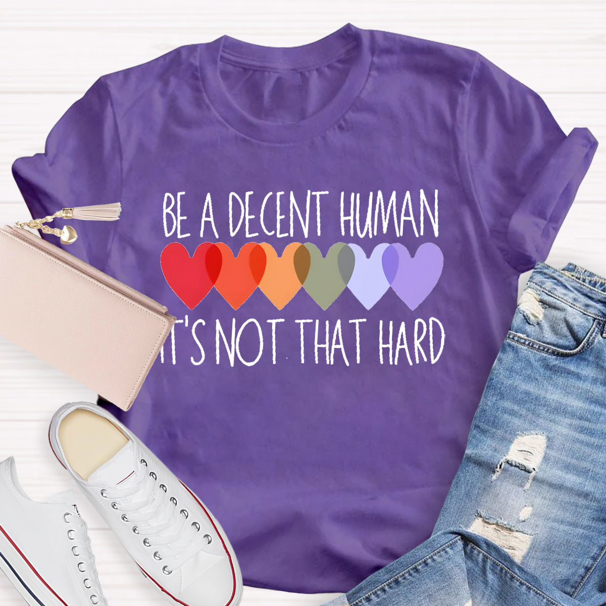 Be A Decent Human Teacher T-Shirt