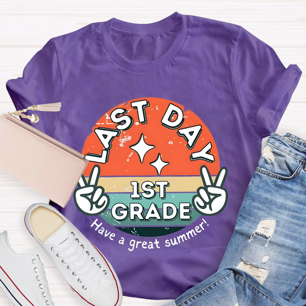 Personalize Grade Have A Great Summer Teacher T-Shirt