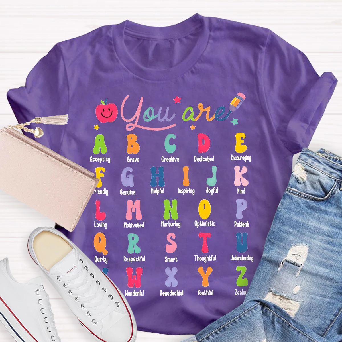 You Are Accepting Brave Teacher T-Shirt